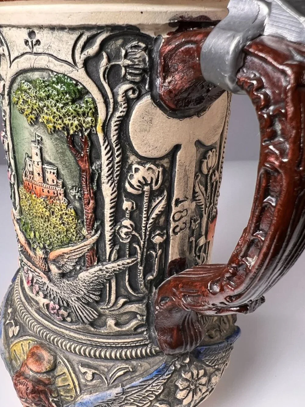 Vintage Thewalt West Germany Beer Stein Lovers /Mold #183 Courting Scene